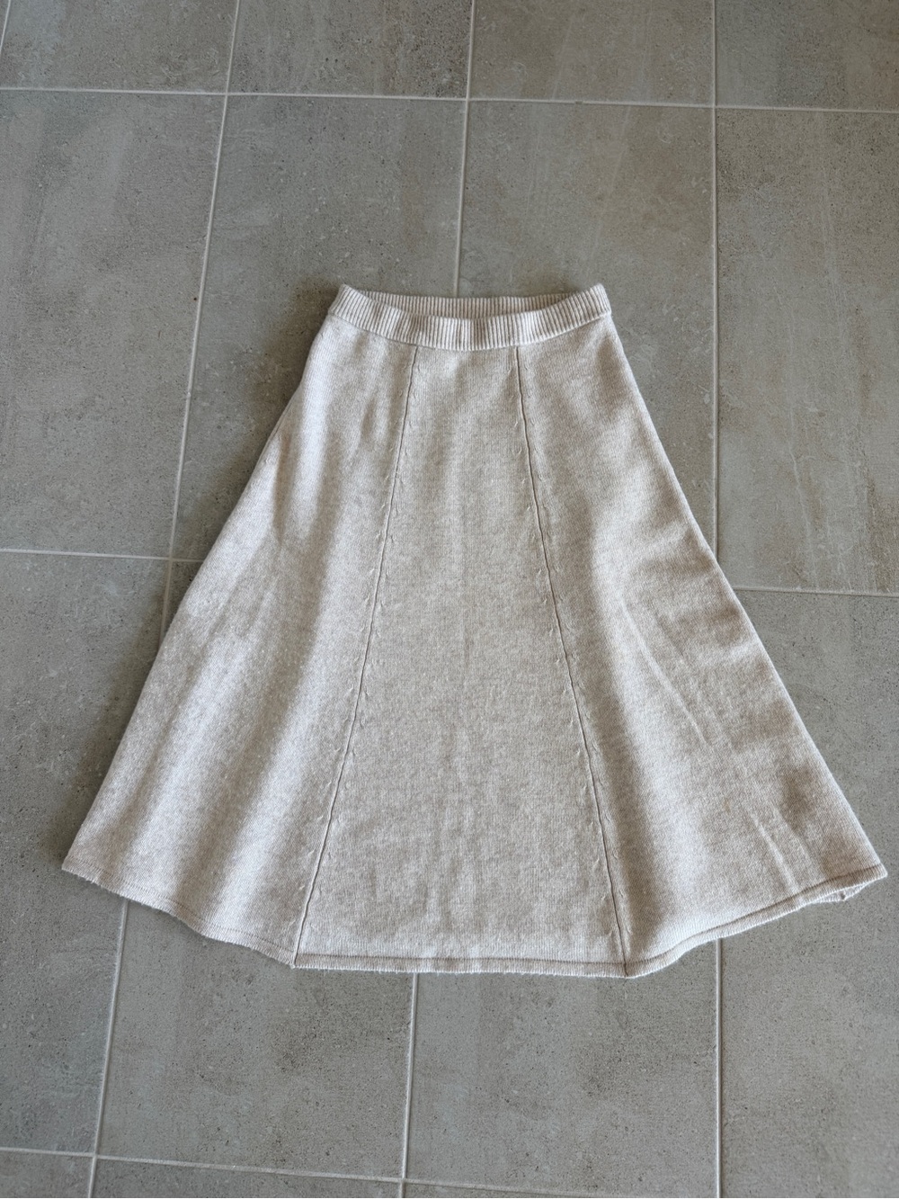 LoveShackFancy Knit Midi Skirt